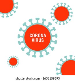 pathogen respiratory coronavirus. virus fighting, epidemic and spread