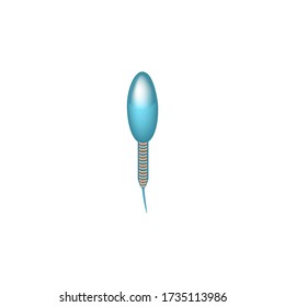 Pathological forms of sperm in the ejaculate. Male infertility Oligospermia. Spermogram. Sperm defects. Infographics. Vector illustration on isolated background.
