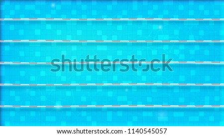 Similar – Image, Stock Photo Blue ripped water in swimming pool