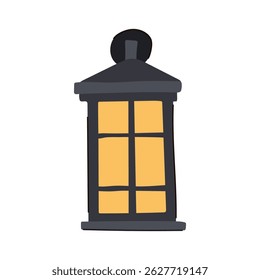 pathway exterior lamp cartoon. floodlight security, decorative waterproof, dusk dawn pathway exterior lamp sign. isolated symbol vector illustration