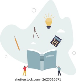 Pathway to knowledge with academic training and education.Study from books and reading to develop thinking and cognition skills. character life .