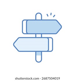 Icono de Vector de Vector de camino ilustración de stock