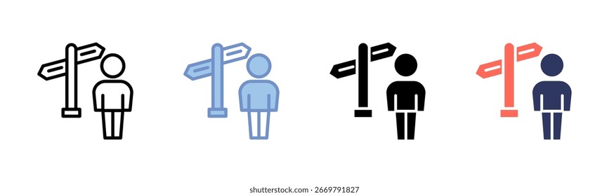 Pathways icon sheet multiple style collection