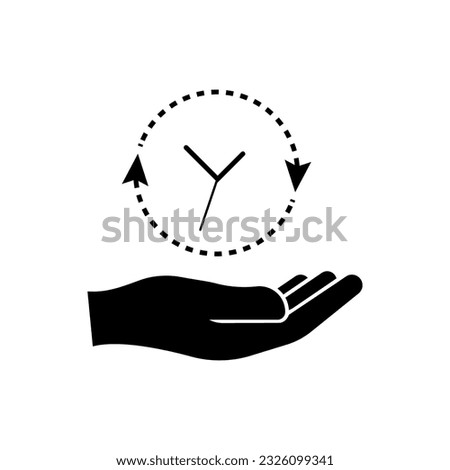 Patience Icon. Composure, Forbearance Symbol.       