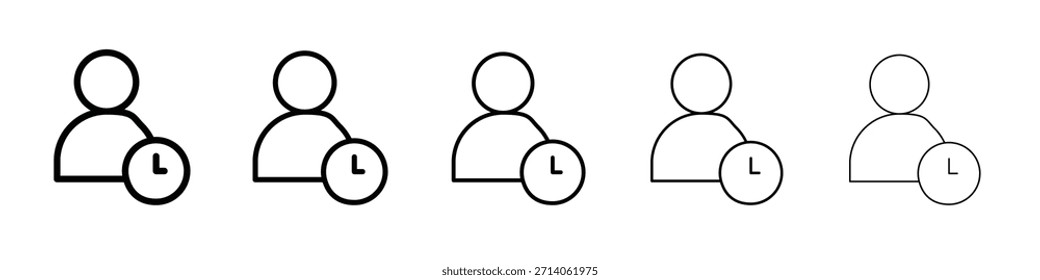 Patience icon design, logo, app, UI. Vector illustration, EPS