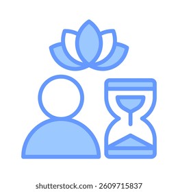 Patience Icon Element for Design