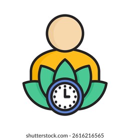 Patience Icon Element For Design