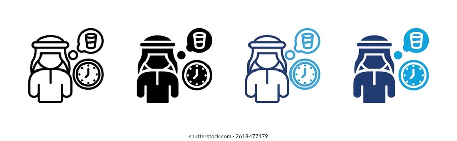 Patience Icon Element For Design