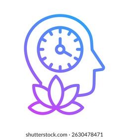 Patience Icon Element For Design