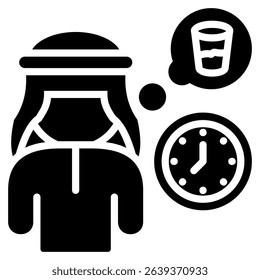 Patience Icon Element For Design
