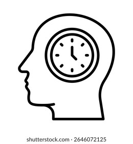 Patience Icon Element for Design