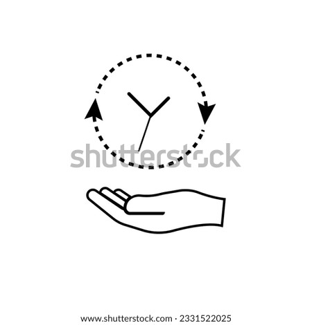 Patience Icon. Forbearance, Composure Symbol.