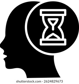 Patience Icon Glyph Vector Illustration