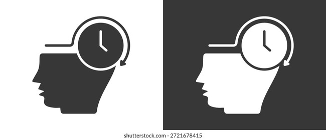 Conjunto De Iconos De Paciencia Colección De Vector Aislado En Blanco Y Negro