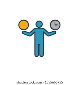 Patience icon. Simple element from soft skills icons collection. Creative Patience icon ui, ux, apps, software and infographics.