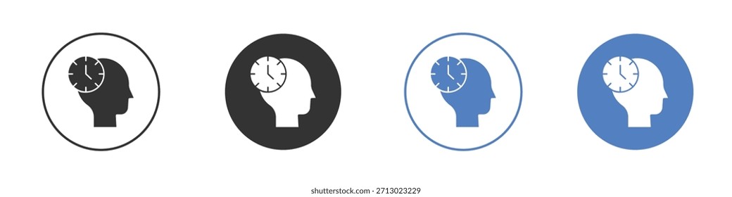 Patience icon simple minimalist Vector EPS