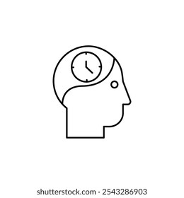 Patience icon symbol collection on white background.