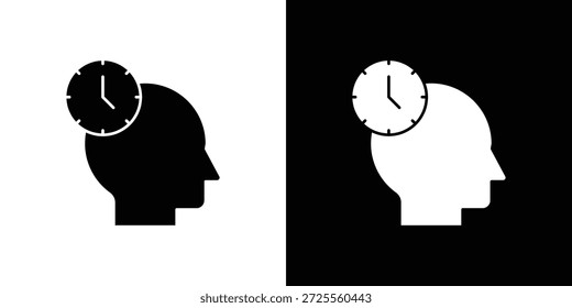Patience icons for graphic and web design projects