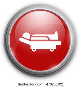 patient bed  icon