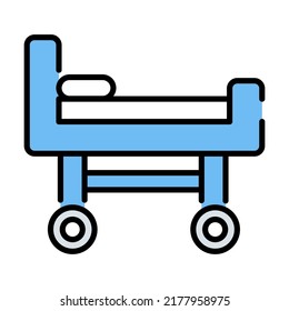 patient bed Modern concepts design, vector illustration