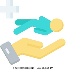 Patient Care Icon Element For Design