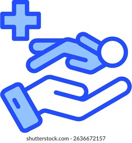 Patient Care Icon Element For Design