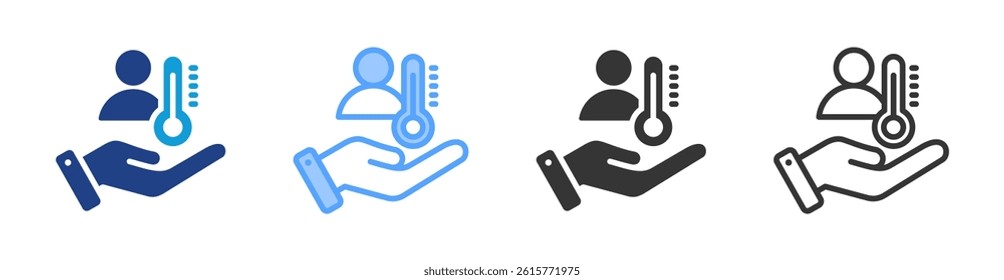 Patient Care icon set multiple style collection