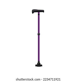 patient crutch medical cartoon. patient crutch medical sign. isolated symbol vector illustration