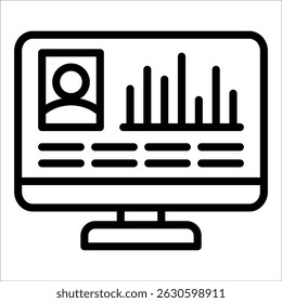 Patient Dashboard Icon Element For Design