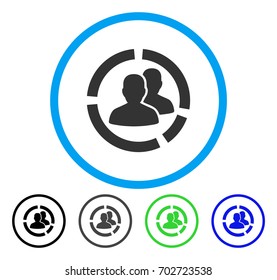 Patient Diagram rounded icon. Vector illustration style is a flat iconic symbol inside a circle, black, gray, blue, green versions. Designed for web and software interfaces.