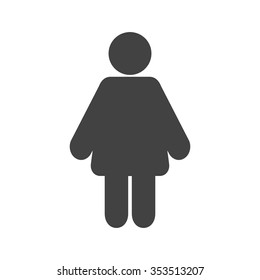 Patient, doctor, female icon vector image. Can also be used for healthcare and science. Suitable for use on web apps, mobile apps and print media.