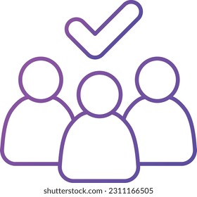 patient engagement gradient concept icon. Healthcare system abstract idea thin line illustration. Isolated outline drawing.