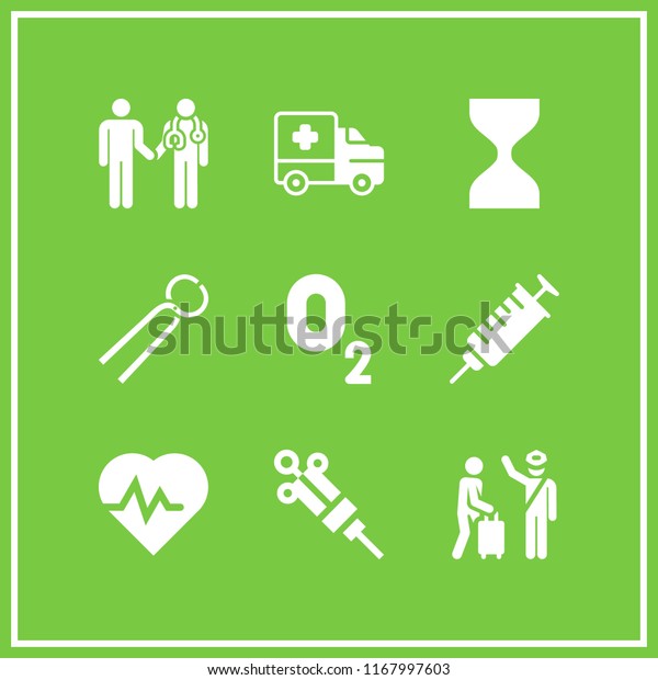 patient\
icon. 9 patient vector set. forceps, oxygen, health and doctor\
icons for web and design about patient\
theme