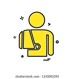 Patient icon design vector