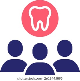 Patient Icon Fill Vector Illustration