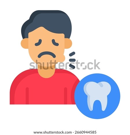 Patient Icon Flat Vector Illustration