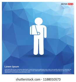patient, icon - Free vector icon