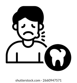 Patient Icon Mixed Vector Illustration