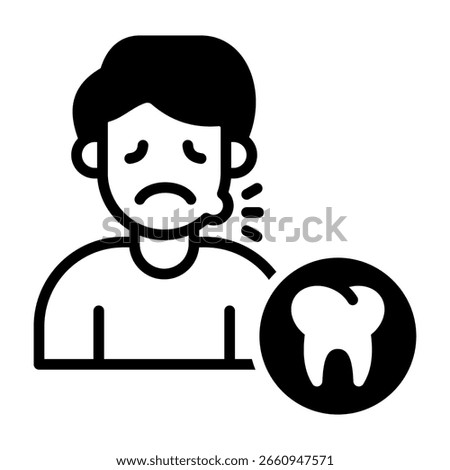 Patient Icon Mixed Vector Illustration