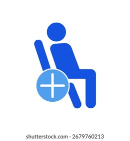 Zeichnungsschritte für die bearbeitbare Konturlinie des Patientensymbols.