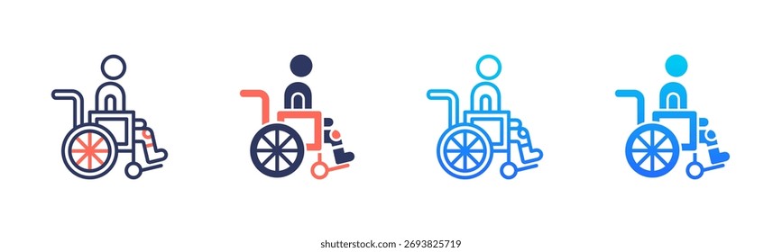 Paquete De Iconos De Paciente En Múltiples Estilos