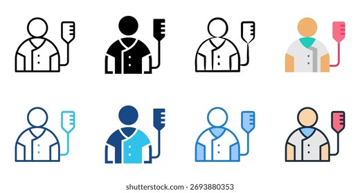 Patient icon set multiple style collection 
