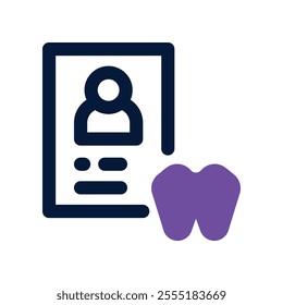 patient icon. vector dual tone icon for your website, mobile, presentation, and logo design.