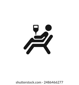 Patient icon vector. EPS 10 editable vector