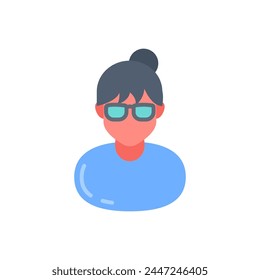 Icono del paciente en el Vector. Logotipo
