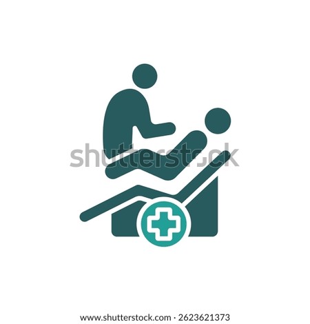 patient icon. vector.Editable stroke.linear style sign for use web design,logo.Symbol illustration.