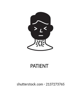 patient icons  symbol vector elements for infographic web