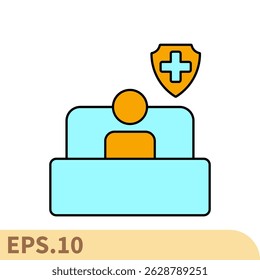 patient icons  symbol vector elements for infographic web