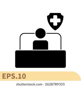 patient icons  symbol vector elements for infographic web