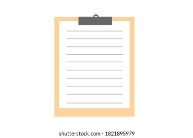 Patient Medical Record Paper vector Icon